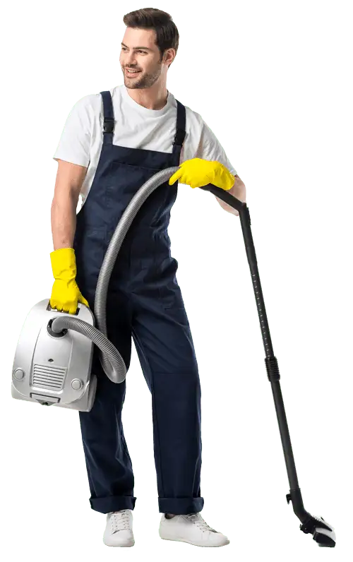Our cleaner ready to clean a home