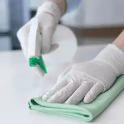 Wiping is included in Basic cleaning service